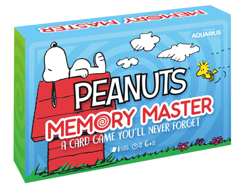 Aquarius Memory Master Card Game Peanuts Edition