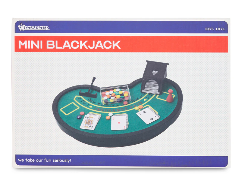 Westminster Mini Blackjack Table Card Game