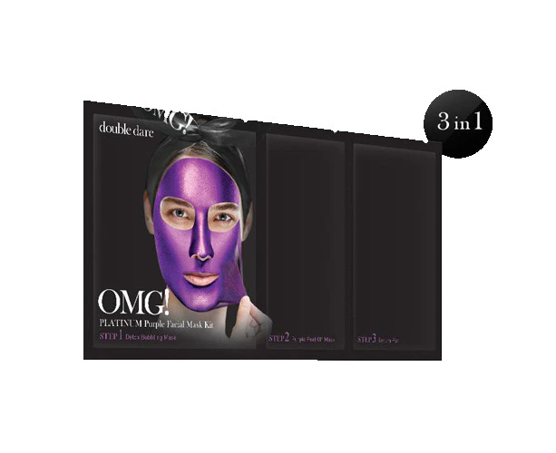 OMG! +Facial Mask Platinum 3-step Purple OMG