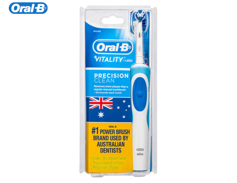 Oral-B Vitality Precision Clean Electric Toothbrush w/ Brush Head Refills - Precision