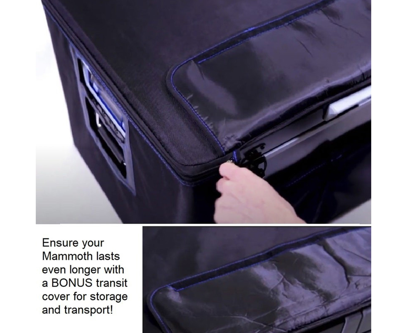 mammoth 37l flexi zone portable fridge freezer