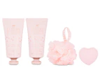 The Luxury Bathing Company by Grace Cole 3-Piece From The Heart Gift Set For Women - Crème Brulee & Orange Blossom