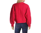 Joie Women's Sweaters - V-Neck Sweater - Fuschia