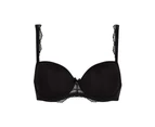 LingaDore 1400-2-2 Daily Lace Black Padded Underwired Balcony Bra