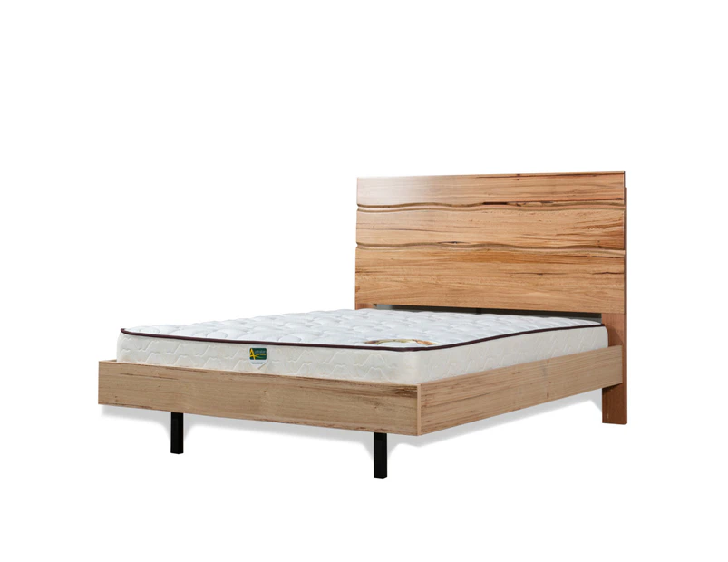 Newton Solid Messmate Timber Queen Bed Frame with Timber Slats