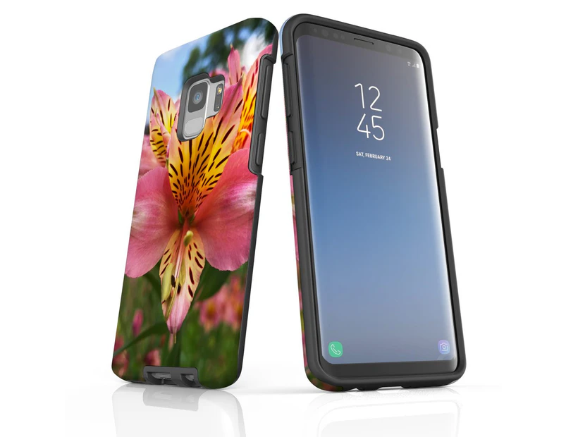 For Samsung Galaxy S9 Case Armour Cover, Flowering