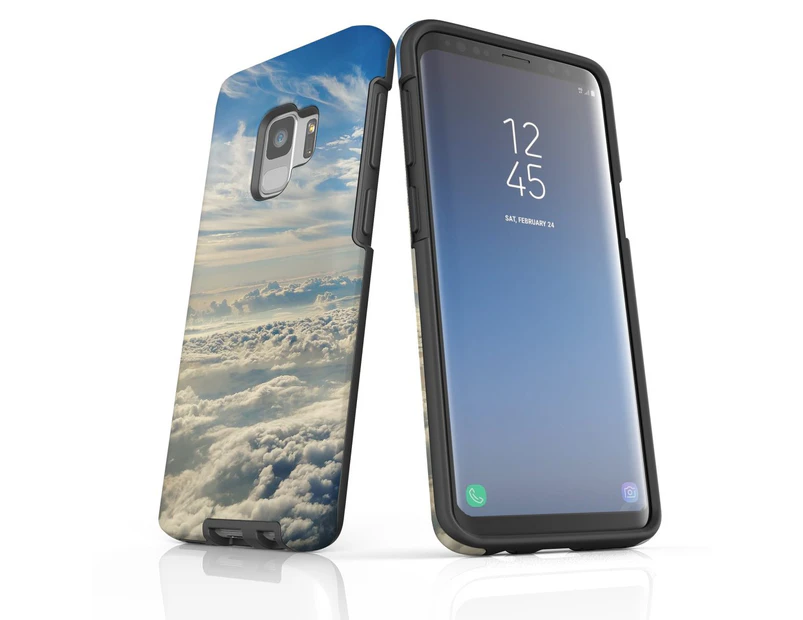 For Samsung Galaxy S9 Case Armour Cover, Clouds above the Sky