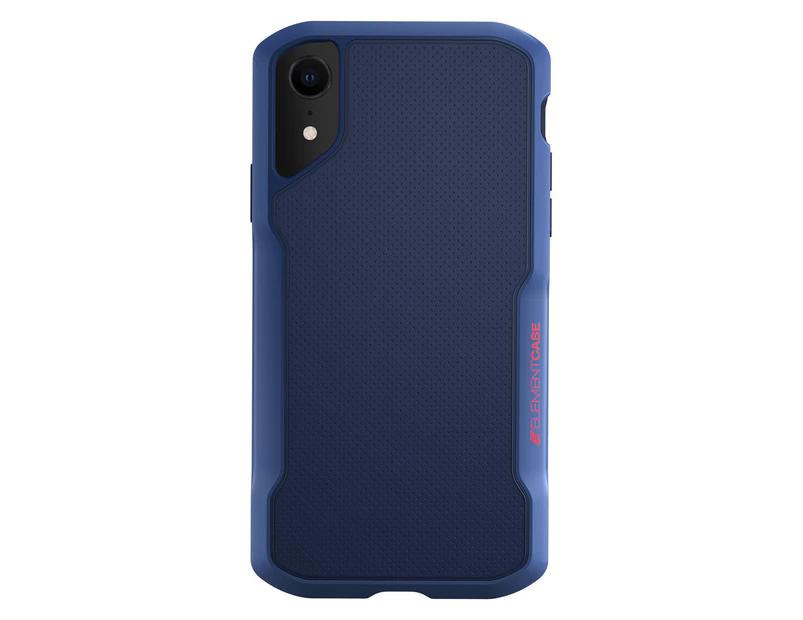 Element Case Shadow MIL-SPEC TPU Soft-Touch Rugged Case For iPhone XR - Blue
