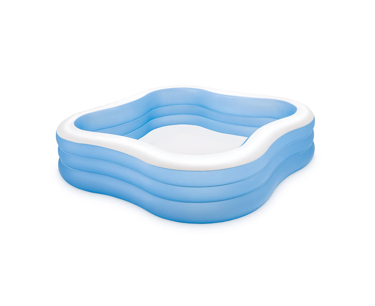 Intex Beach Wave 229cm Swim Centre Inflatable Swimming Pool Outdoor Kids 6y+