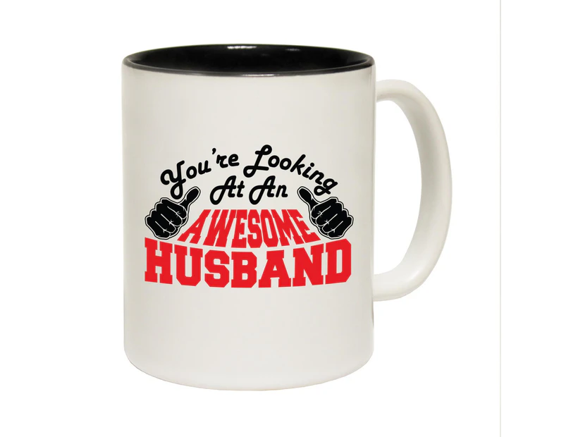 Funny Mugs - Husband Youre Looking Awesome Novelty Birthday Gift Present Christmas Coffee Cup