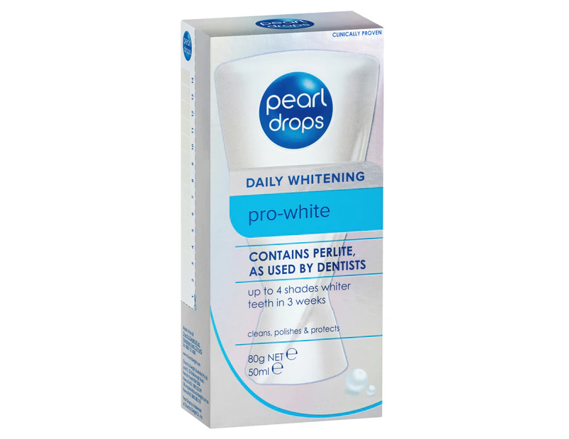 Pearl Drops Daily Whitening Pro-White Toothpaste 80g