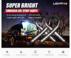 LIGHTFOX 2X Led Flexible Camping Strip Light 5050 SMD Caravan Boat Waterproof 12V 1.3M