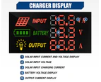 ATEM POWER 30A Solar Charger Controller 12V 24V Battery Panel Regulator 4 USB Output 5V