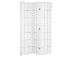 Shoji Room Divider Screen White 3 Panel