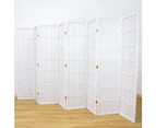 Shoji Room Divider Screen White 8 Panel