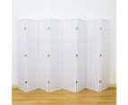 Shoji Room Divider Screen White 8 Panel