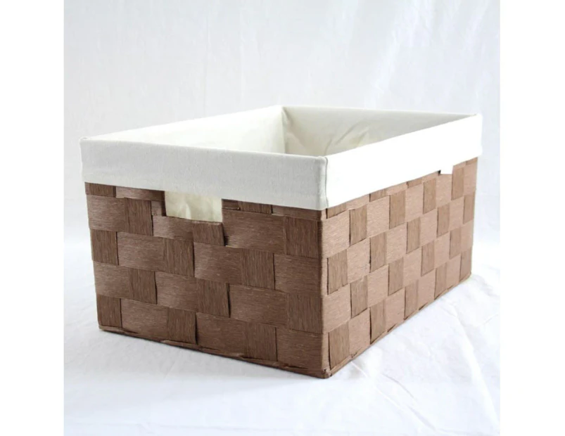 Linear Storage Basket Brown Medium