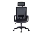 Office Chair Computer Mesh Desk Chair with Headrest High Back Adjustable Chair