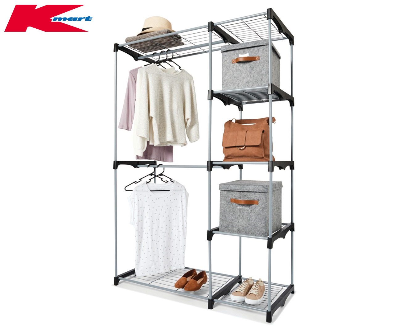 kmart crossbar garment rack