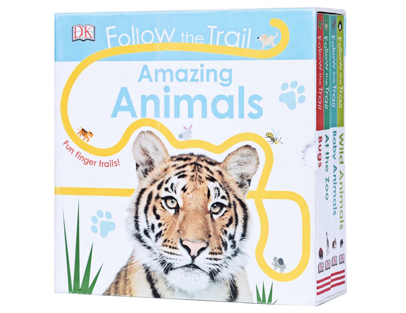 Follow The Trail: Amazing Animals Library 4 Book Box Set .au