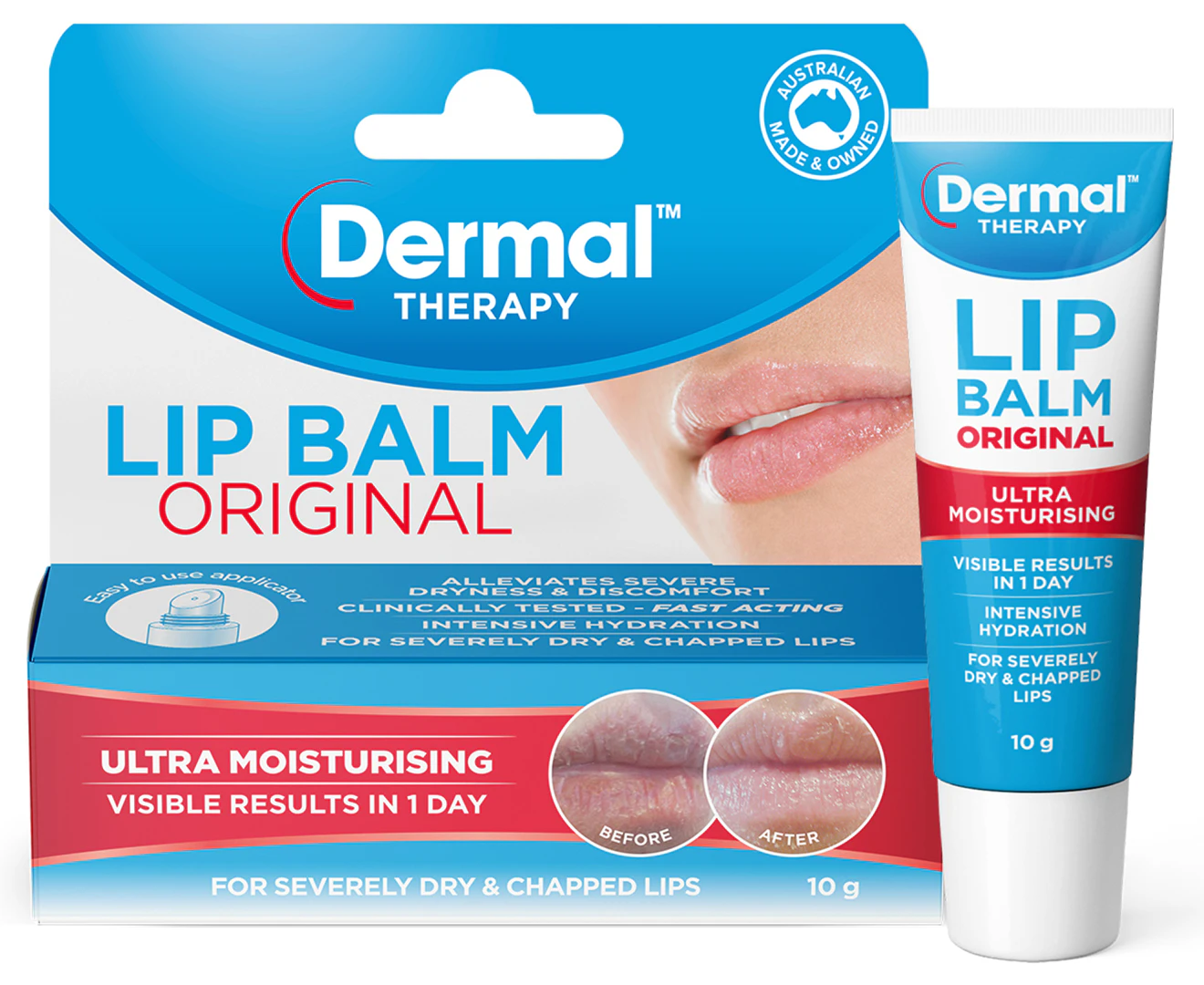 Dermal Therapy Lip Balm Original 10g