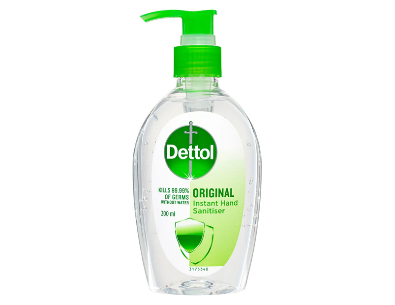 Dettol Healthy Touch Instant Hand Sanitiser Original 200mL