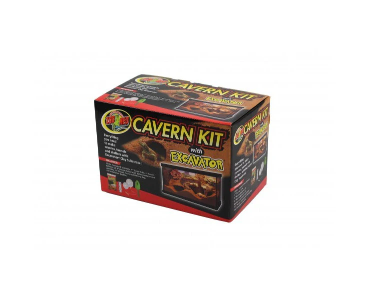 Cavern Kit with Excavator for Lizards by Zoo Med