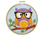 Make It Beginner Long Stitch Owl w/ Hoop Kit