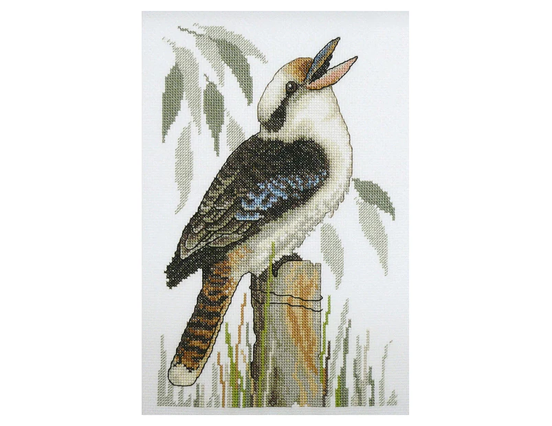 Country Threads 16x24cm Laughing Kookaburra Counted Cross Stitch Kit