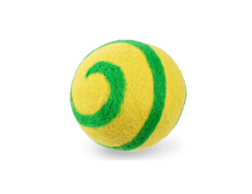 Doggy Eco Dog Ball Single Made from 100% Sheeps Wool Long Lasting