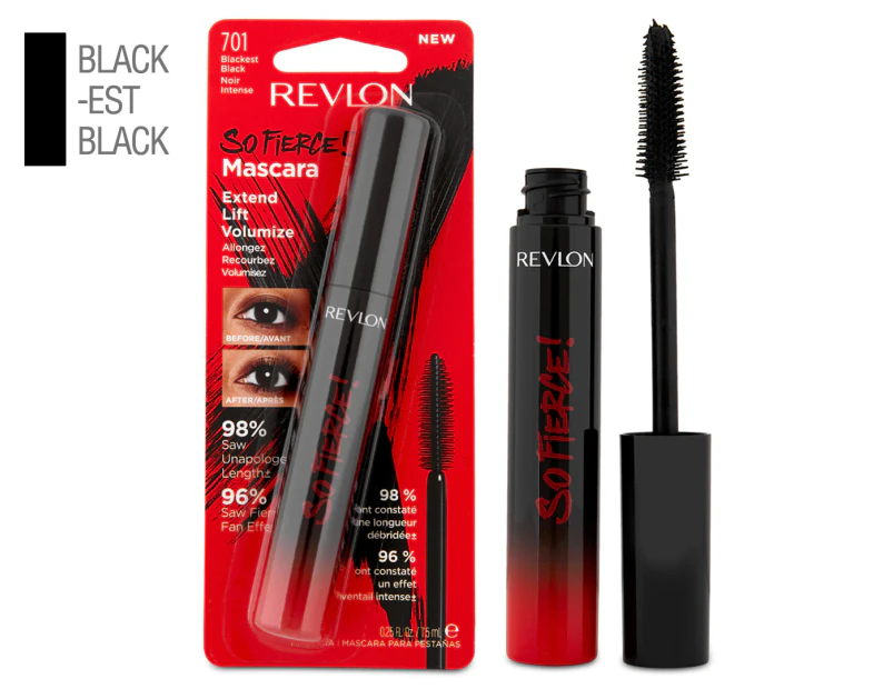 Revlon So Fierce! Mascara 7.5mL - Blackest Black