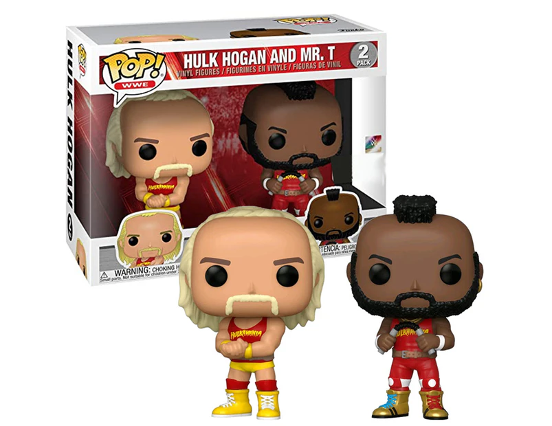 Funko POP! WWE Hulk Hogan & Mr. T Exclusive Vinyl Figure 2-Pack