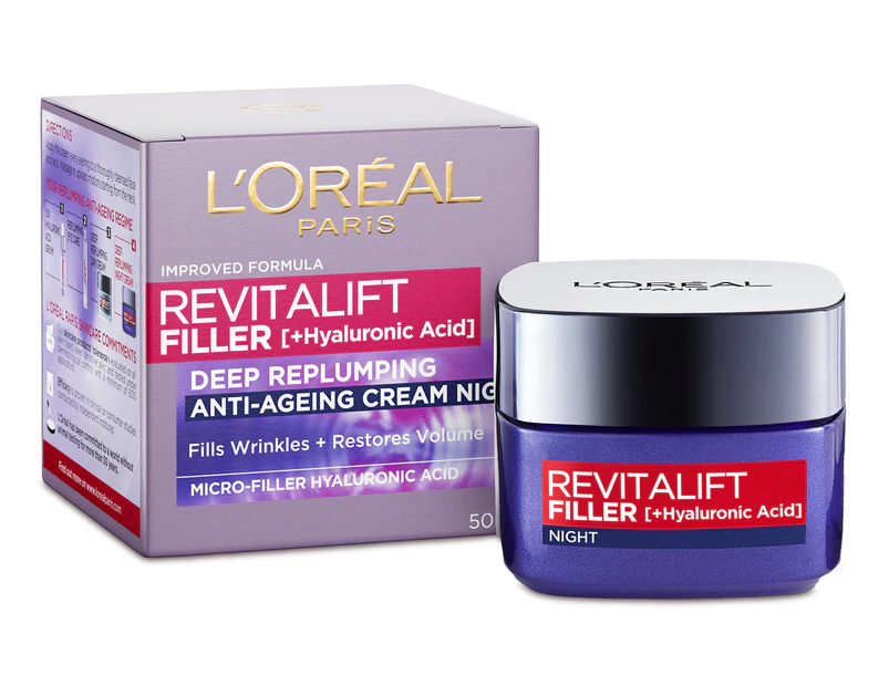 L'Oreal RevitaLift Filler Night Moisturiser 50ml