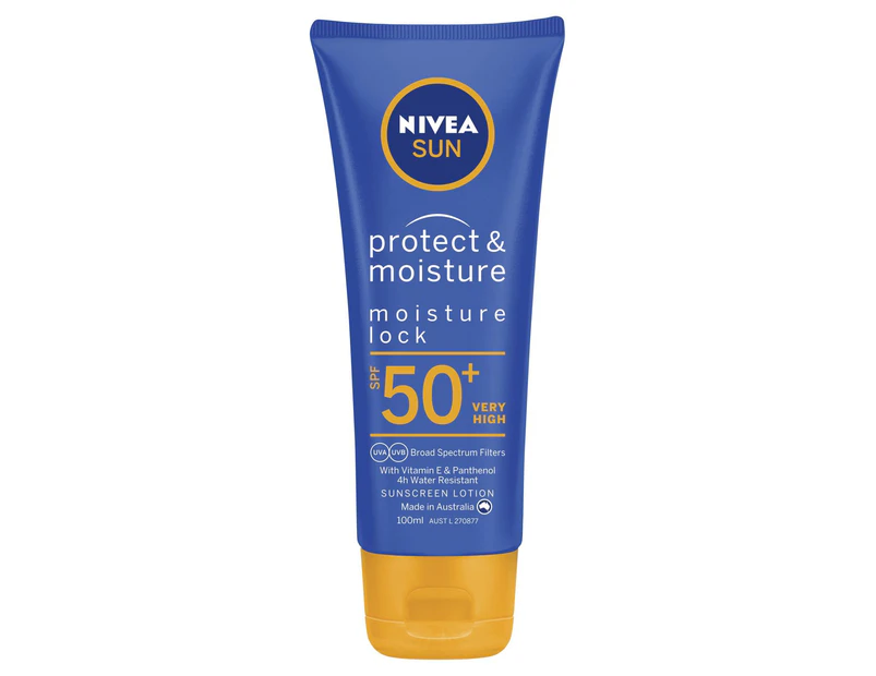Nivea Sun Protect & Moisture Moisture Lock Sunscreen Lotion SPF50+ 100mL