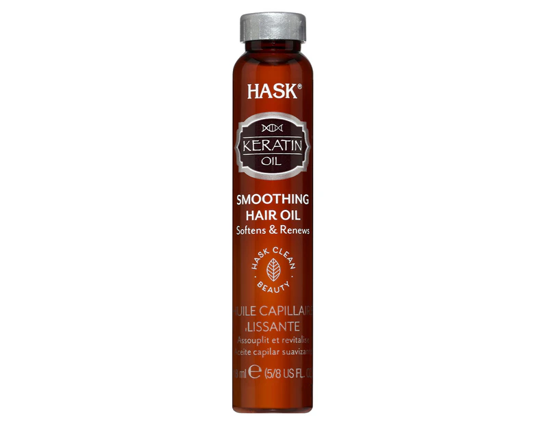 Hask Keratin Protein Smoothing Hair Oil Vial 18mL