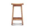 Kyoto Wood Kitchen Stool - Honey White