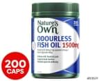 Nature's Own Odourless Fish Oil Capsules 1500mg 1