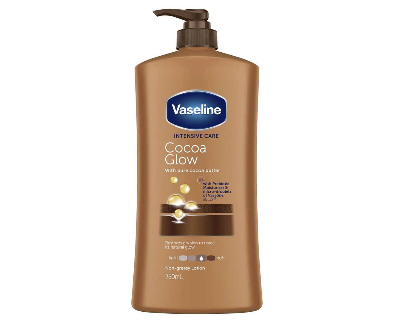 Vaseline Intensive Care Cocoa Glow Body Lotion 750mL