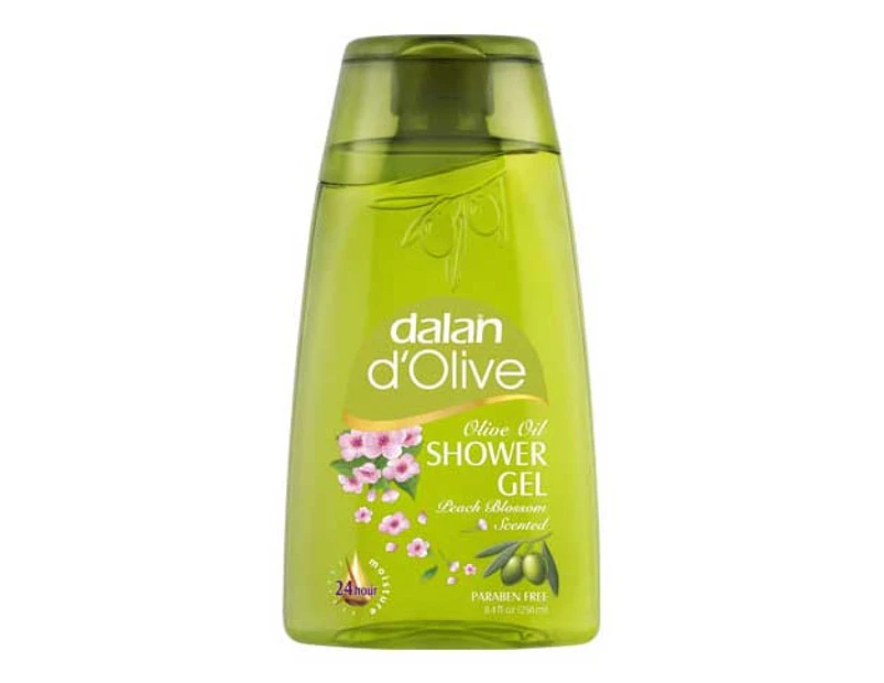 Dalan D'Olive Olive Oil Shower Gel Peach Blossom Scented 250ml