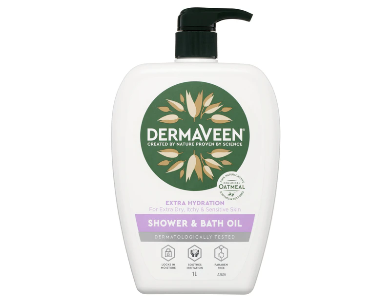 Dermaveen Shower & Bath Oil 1 Litre