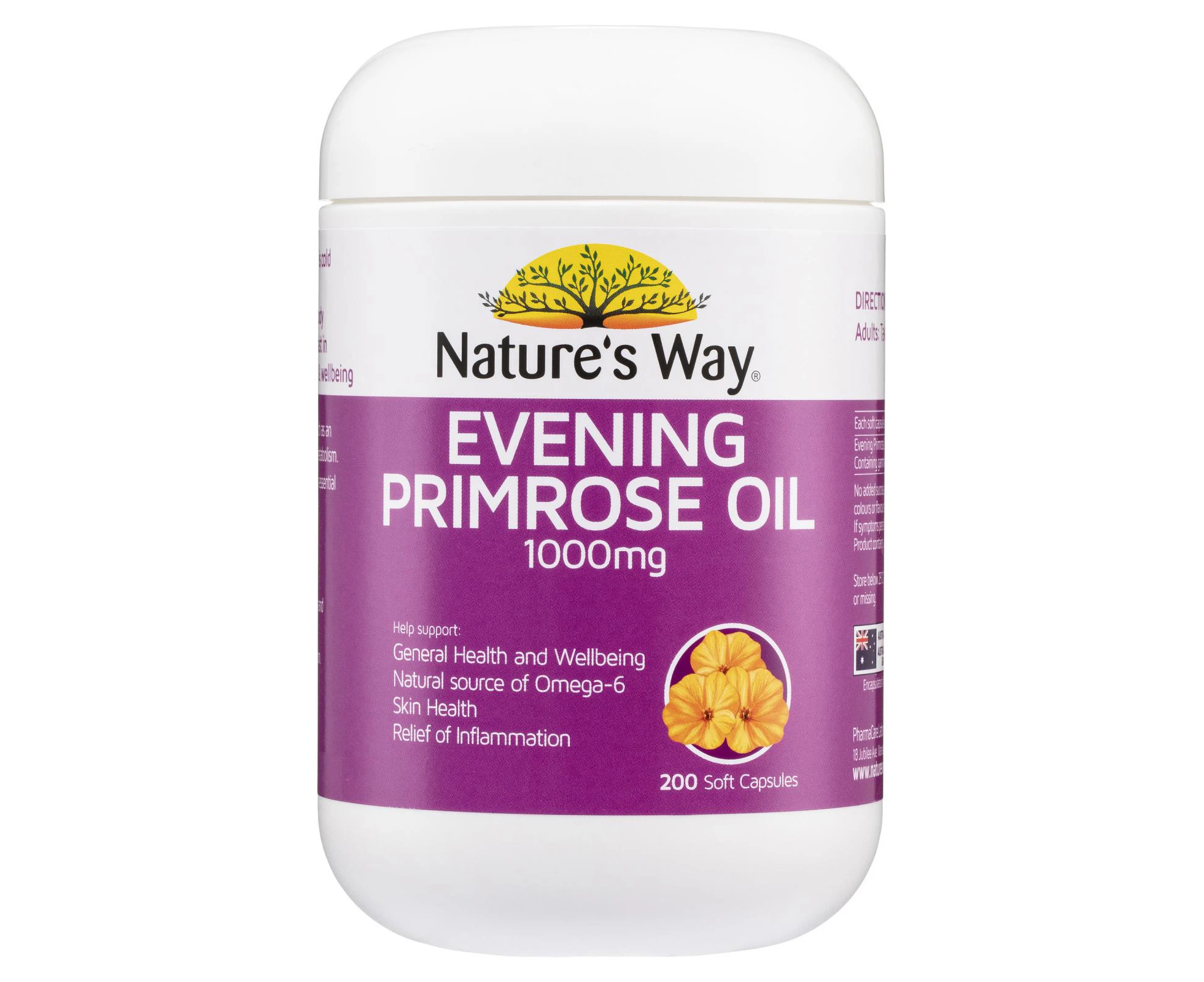 Nature's Way Evening Primrose Oil 1000mg 200 Capsules