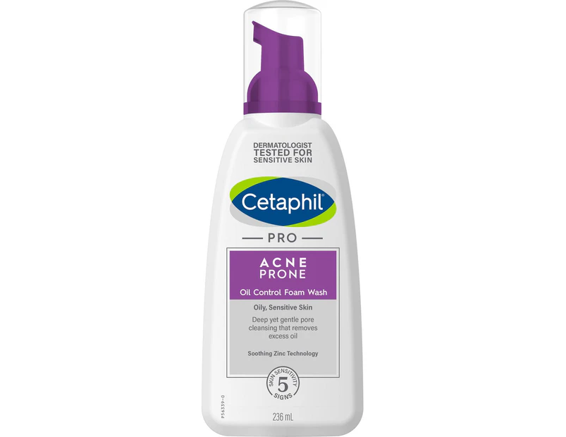 Cetaphil Pro Acne Prone Oil-Control Foam Wash 236ml