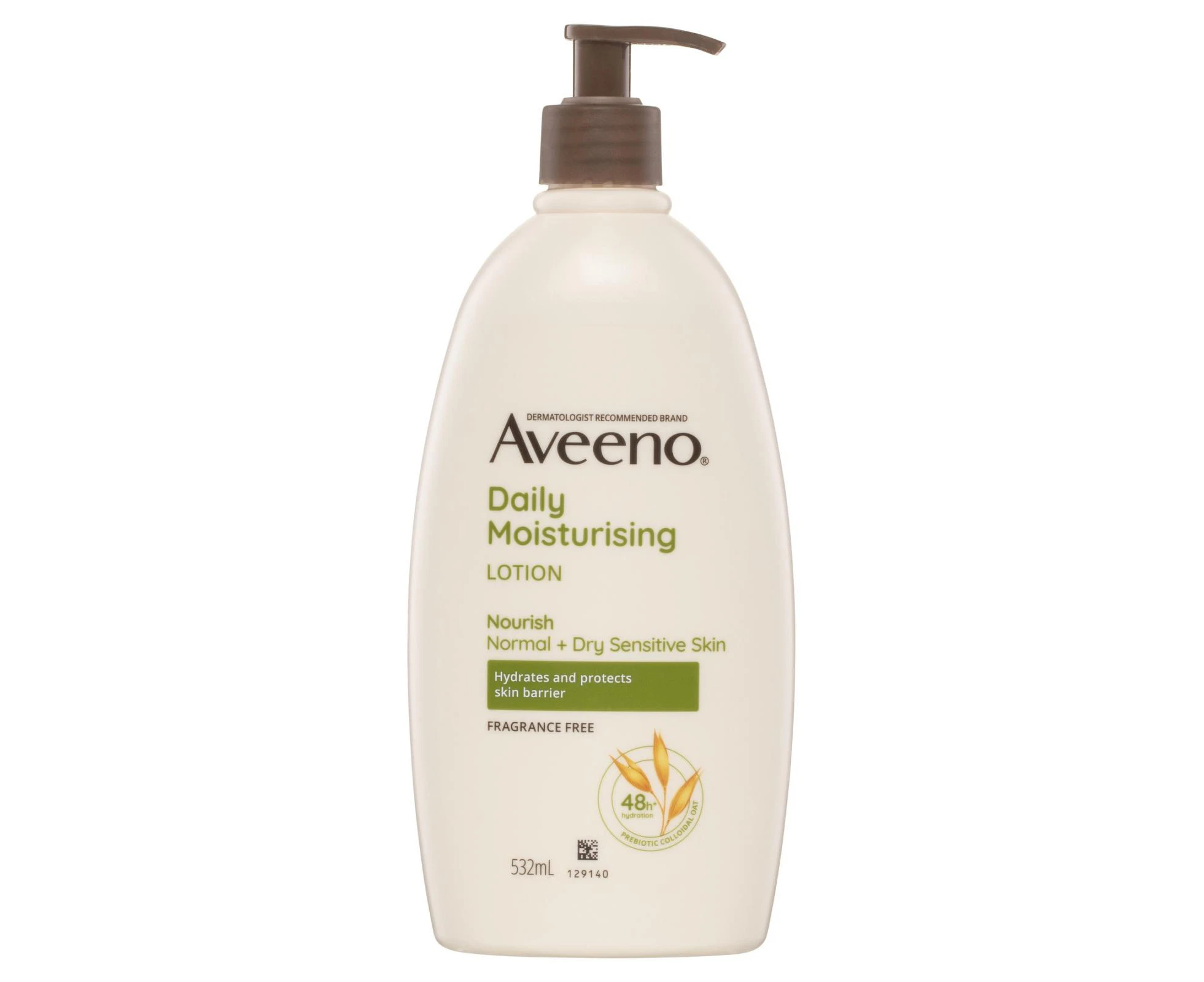 Aveeno Active Naturals Daily Moisturising Body Lotion 532ml - Soothing Oatmeal