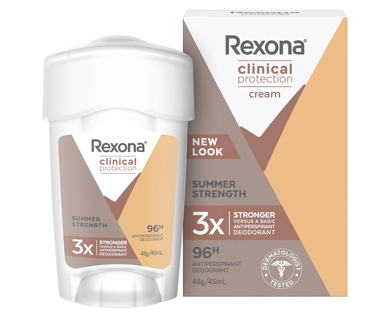 Rexona Clinical Protection Antiperspirant Roll-On Deodorant Summer Strength 48g/45mL