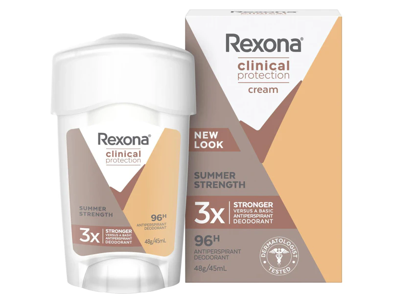 Rexona Clinical Protection Antiperspirant Roll-On Deodorant Summer Strength 48g/45mL