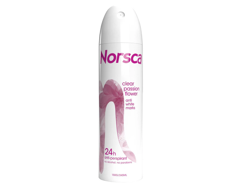Norsca Clear Passion Flower 24hr Anti Perspirant 150g