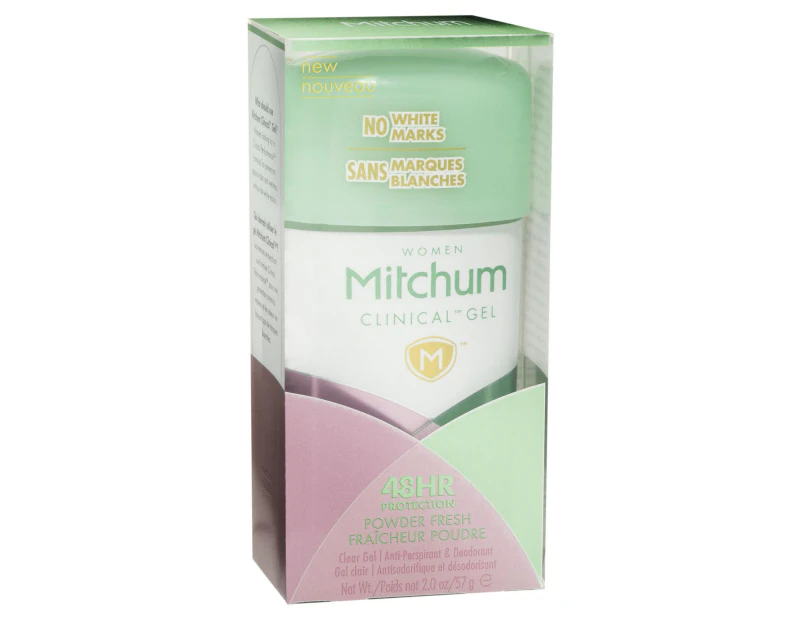 Mitchum Clinical Gel Powder Fresh Anti-Perspirant 45ml