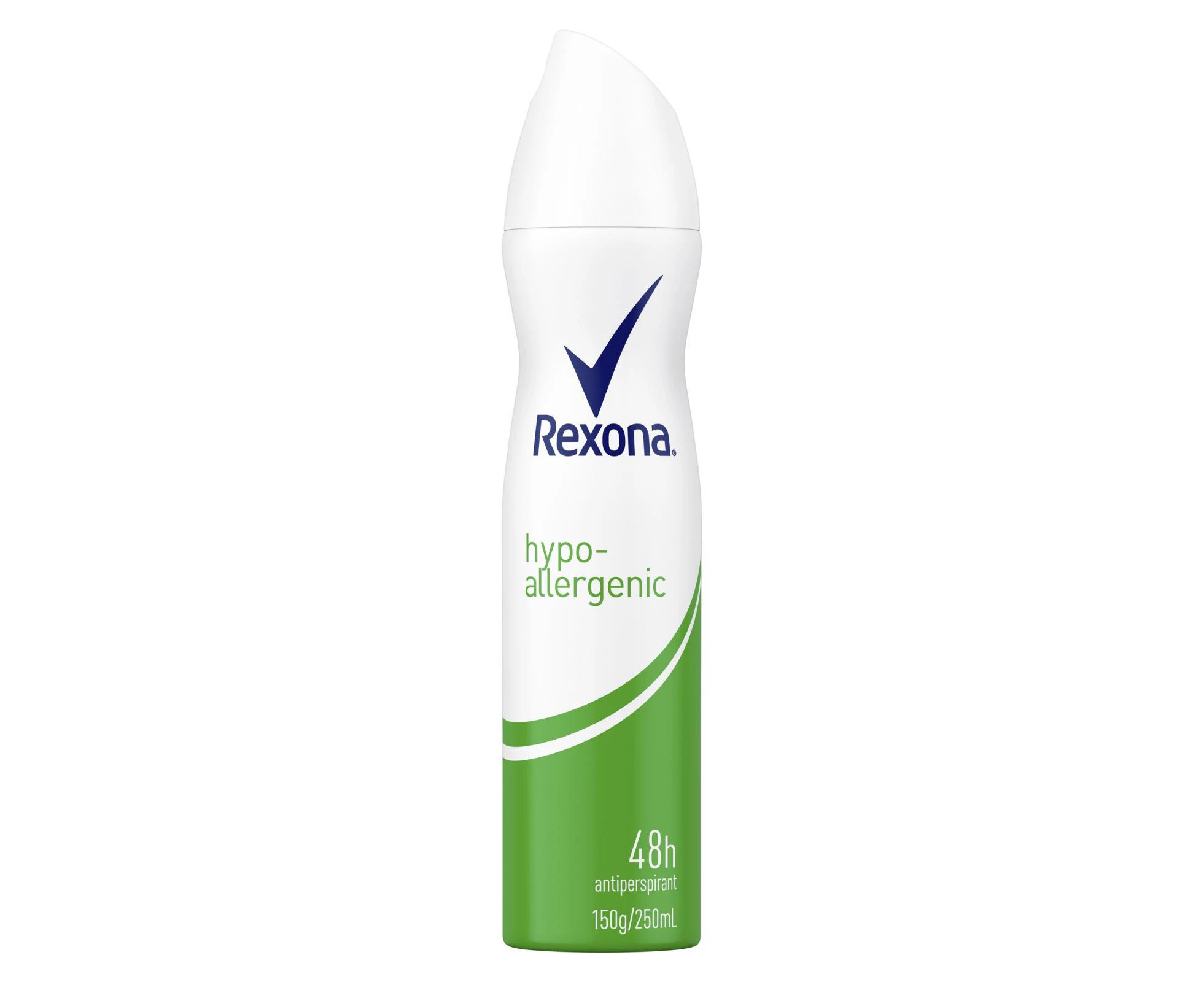 Rexona Women Deodorant aerosol antiperspirant Hypo-Allergenic 48-hour sweat and odour protection 250 mL