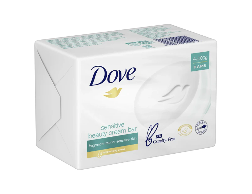 Dove Sensitive Beauty Cream Bar 4 x 100g