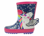 Unicorn Thick Rubber Wellies